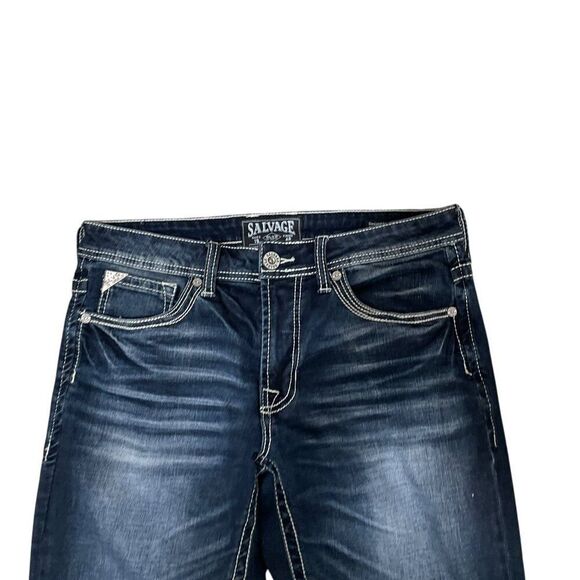 Buckle Salvage Mayhem Straight Dark Wash Buckle Denim Jean Men's Sz 32S - Picture 2 of 9